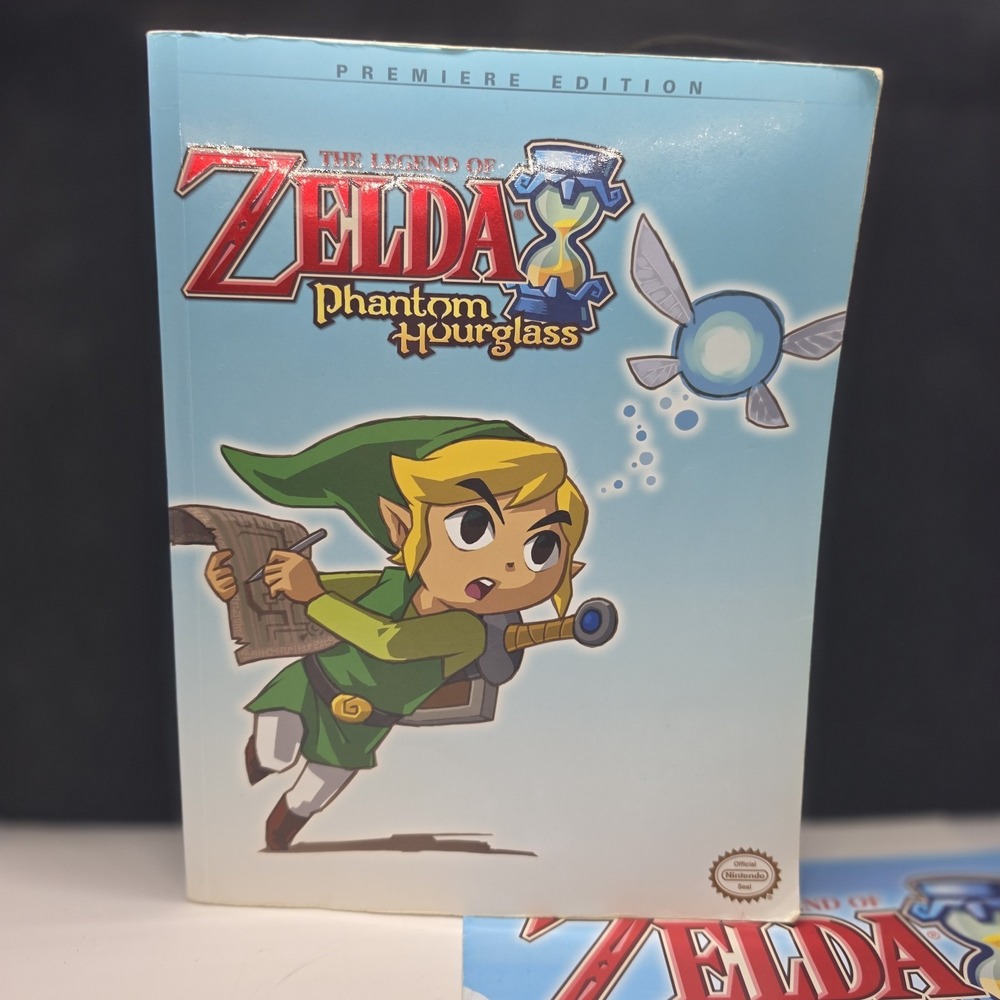 Legend of Zelda Phantom Hourglass Strategy Guide And Map Poster Premiere Edition